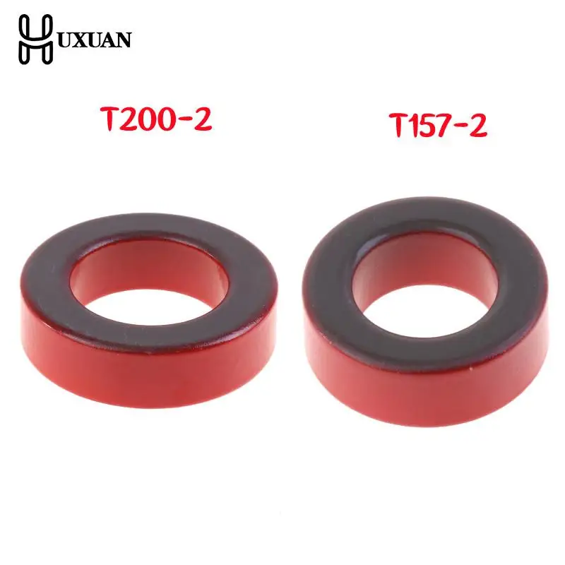T200-2 T157-2 철 페라이트 토로이드 코어, 인덕터용, 철 분말 코어, 레드 ..