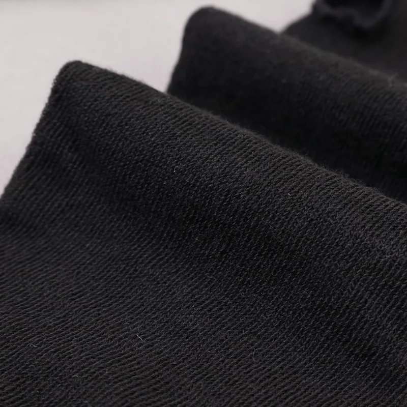 Punk Long Arm Gloves Adjustable Elastic Interval Stripe Fingerless Glove Protective Mittens Winter Nylon Arm Cover Cool Sleeves