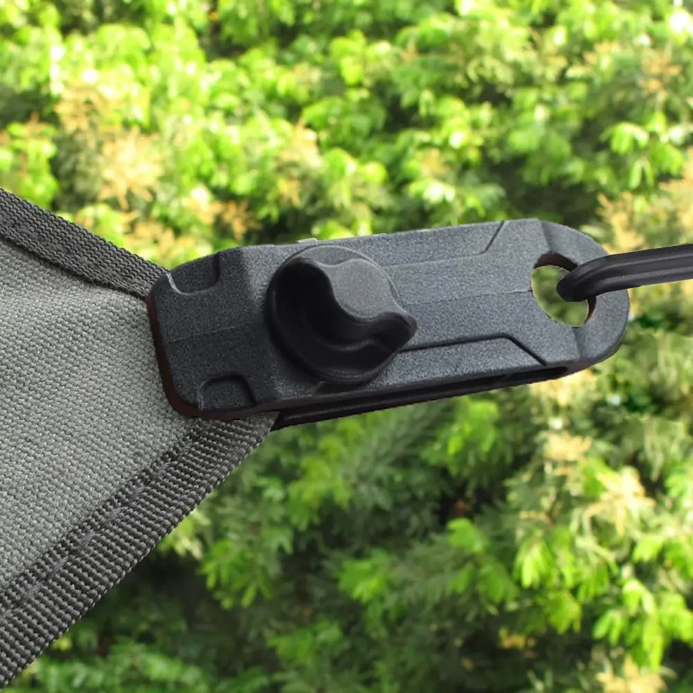 Outdoor Camping Tent Clip  Nylon Heavy Duty Windproof Awning Clamp Grip for Garden Shade Cloth Tent Accessories