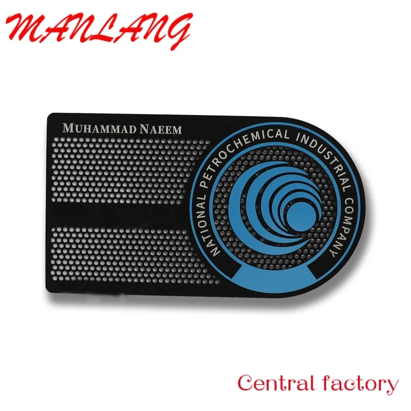 Custom  custoized laser engraving logo 13.56hz b N etal digital busins car