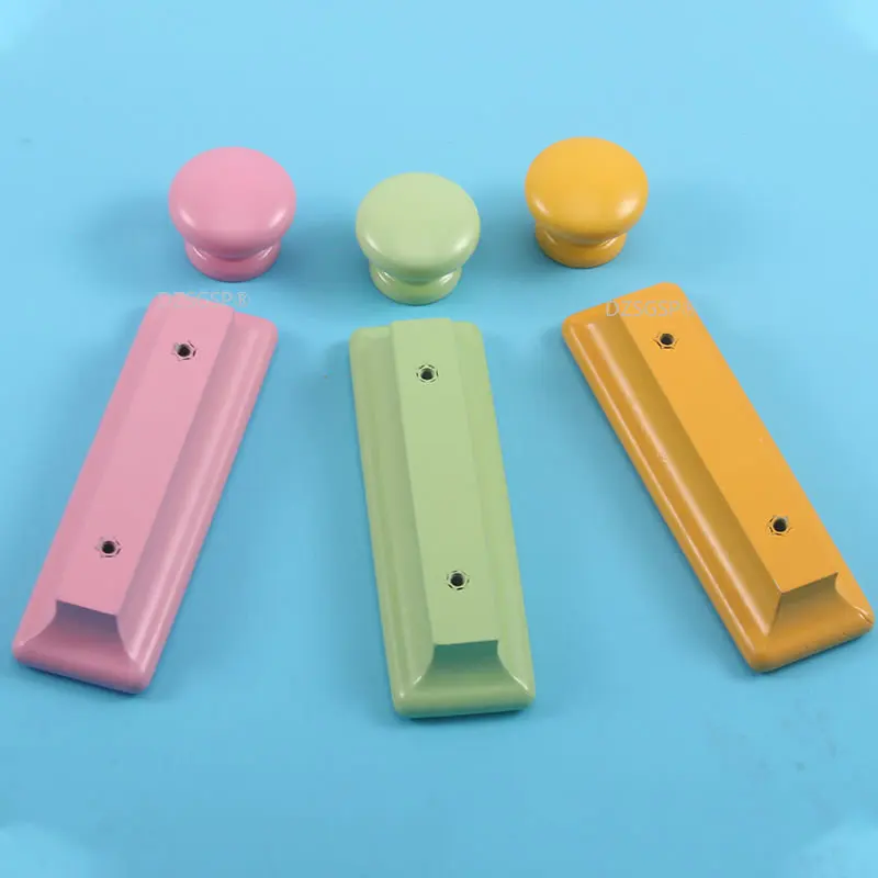Wardrobe Handle Children Room Ceramic Knobs Garden Door Handle Handles For Kids