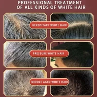 Pure Natural Herbal Hair Dye Shampoo 5 Minutes Change Hair Color Non-irritating Repair Gray White Fashion Hair Care Women Men 2