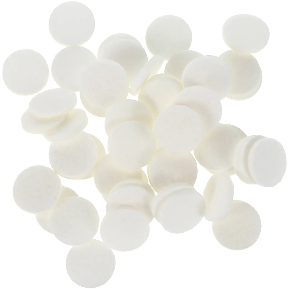 20 Tamponi Di Feltro Rotondi Per Diffusore Di Oli Essenziali | Diametro 2 Cm, Colori Misti | Ricambi Lavabili E Riutilizzabili Per Collane E Bracciali Aromaterapia