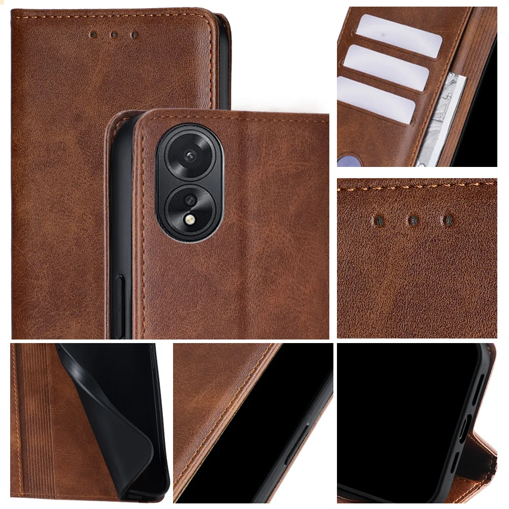 Leather Business Flip Phone Case - Elegant and Durable Cover