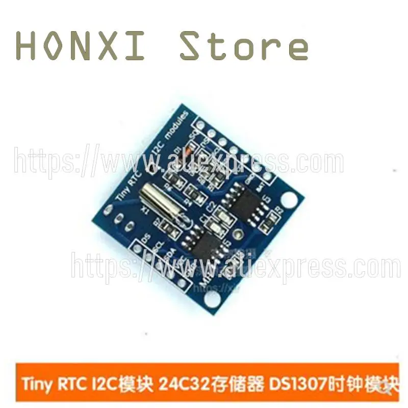 

2PCS Tiny DS1307 clock RTC I2C module 24c32 memory clock module