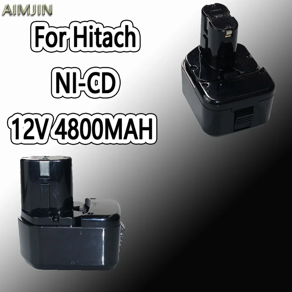 

Аккумуляторная батарея для дрели Hitachi, 12 В, 4,8 Ач, EB1214S, EB1220BL, EB1212S, WR12DMR, CD4D, DH15DV, C5D, DS, FWH, WR Series