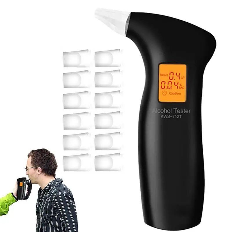 

Профессиональный цифровой спиртоискатель, USB Аккумуляторный алкотестер, Профессиональный Точный Алкотестер с 12