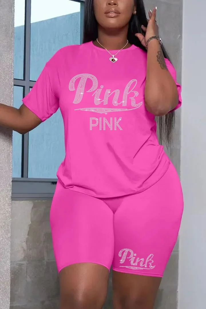 

Women's Hot Diamond Casual Two-piece Set Two Piece Sets Womens Outifits