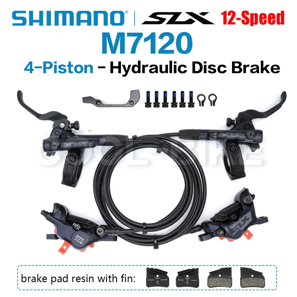 SHIMANO SLX フロントブレーキ（2ピストン） リスク-油圧式自転車