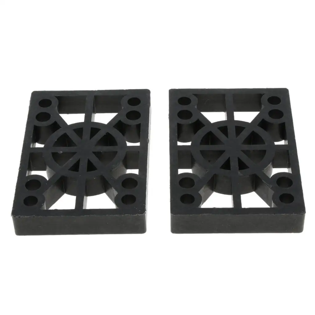 Skateboard Riser Pads Rubber 12mm 1/2" Set of 2 skateboard accessories