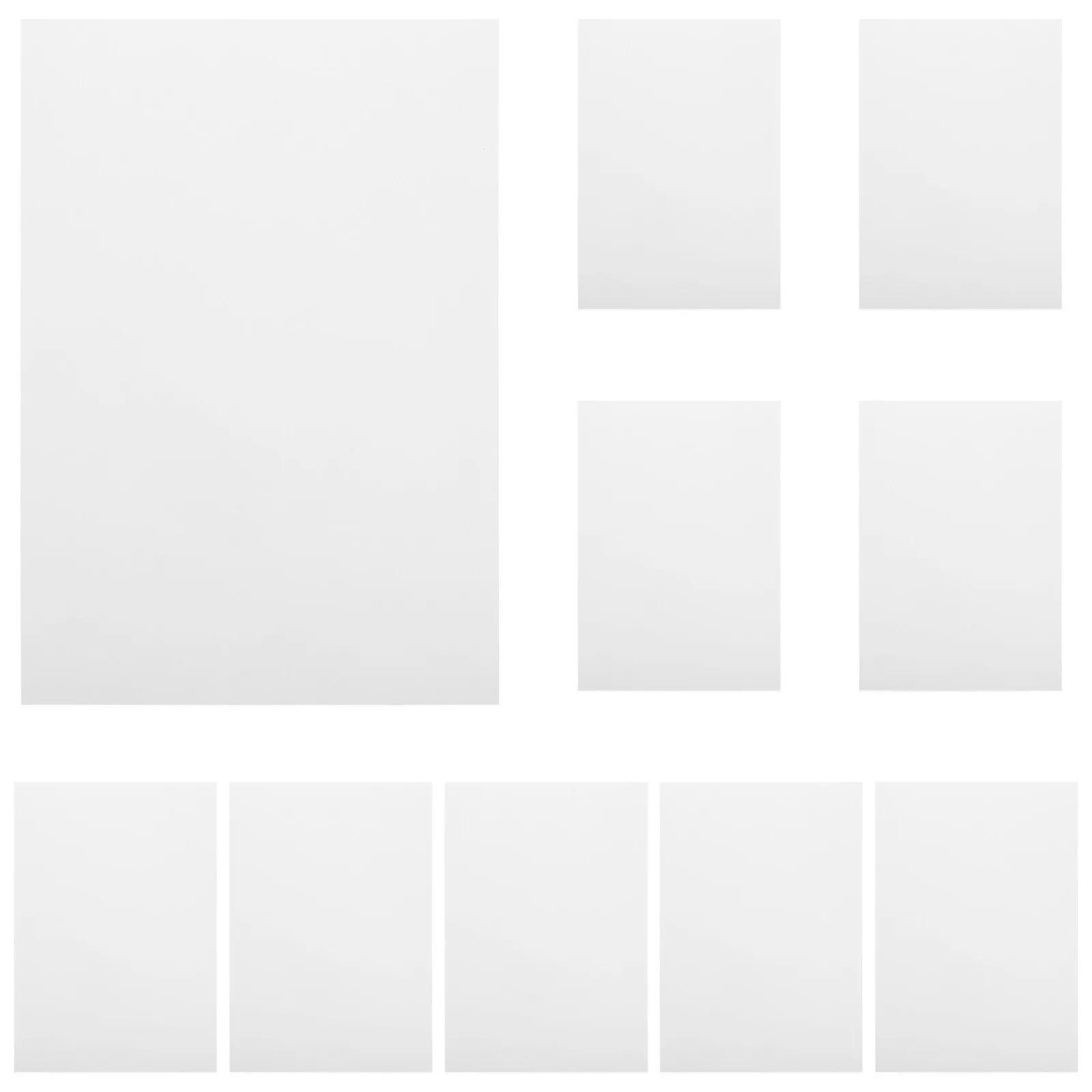 10장 수채화 용지 8K 600Gsm 강한 색소 접착력을 위한 거친 질감 표면 구아슈 아크릴 페인팅에 이상적