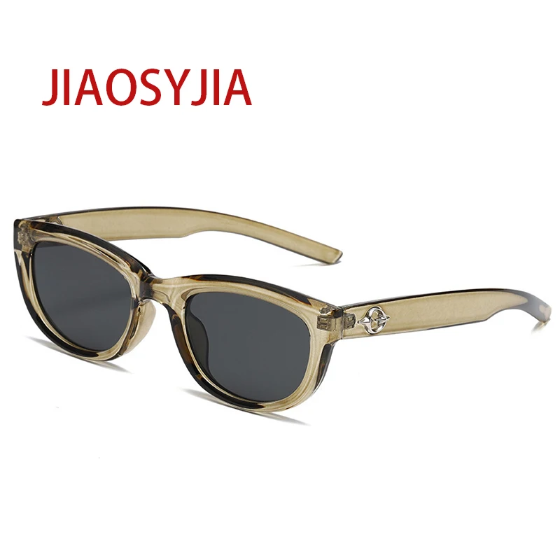 

JIAOSYJIA Cat Eye Sunglasses For Women Men Shades Retro Eyewear Summer Aesthetic Fashion Accessories Oval JS1117