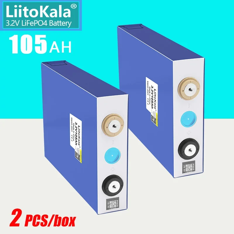 

Литий-железо-фосфатный аккумулятор LiitoKala, 3,2 в, Ач, 2 шт.