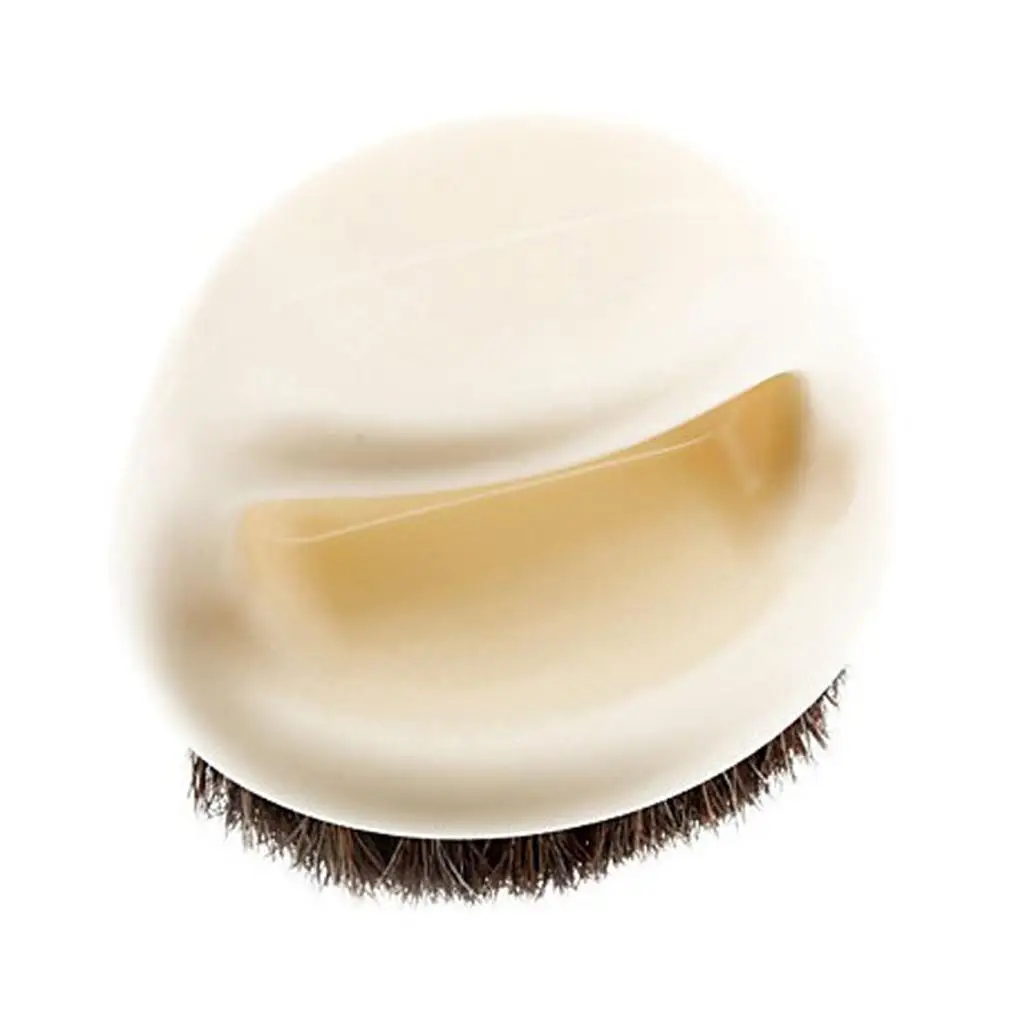 Portable Round Shape Horse Hair Shoes Brush Leather Shoes Polish Care Tool Portable Round Shape Horse Hair Shoes Brush Leather Shoes Polish Care Tool