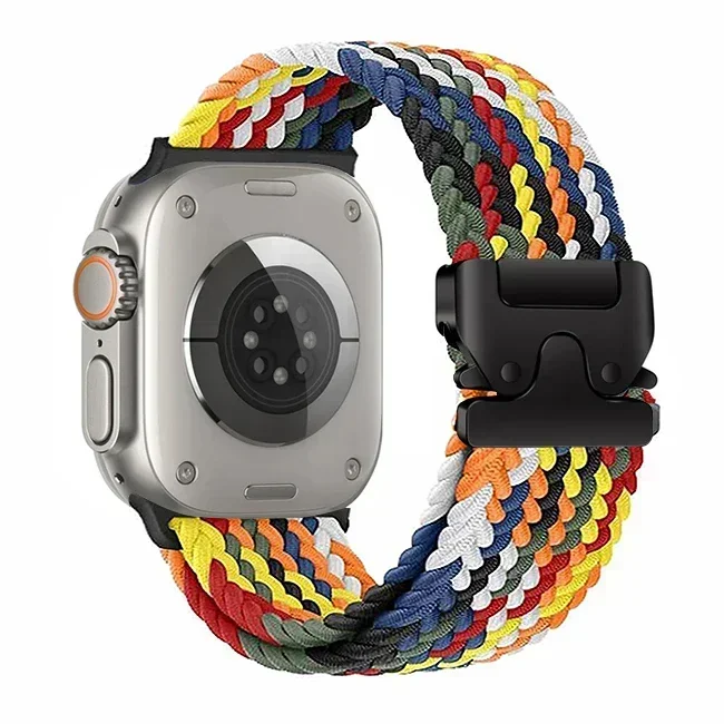 Braided Solo Loop Strap for Smartwatches - Premium Elastic Band Design