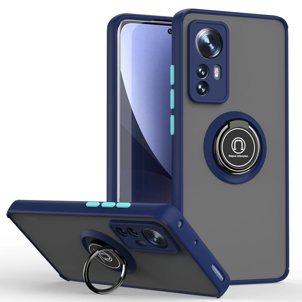 Shockproof Phone Case With Ring Stand For Xiaomi 12 Series_voghion.com