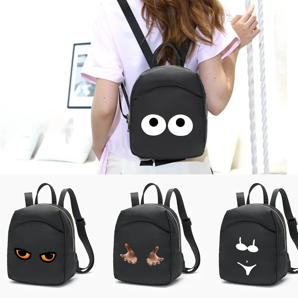 

Designer Fashion Chest Print Women Backpack Mini Soft Touch Multi-Function Small Backpack Female Ladies Shoulder Bag Girl Purse