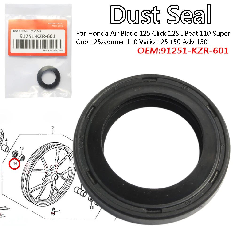 Parapolvere Ruota Anteriore Per Honda Air Blade 125 Click 125 I Beat 110 Super Cub 125Zoomer 110 X Vario 125 Vario 150 Adv 150 Nsc110M