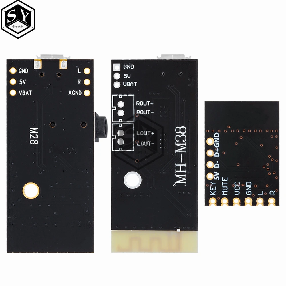 ROUGE-Décodeur Sans Fil Compatible Bluetooth 5.0, Prise En Charge