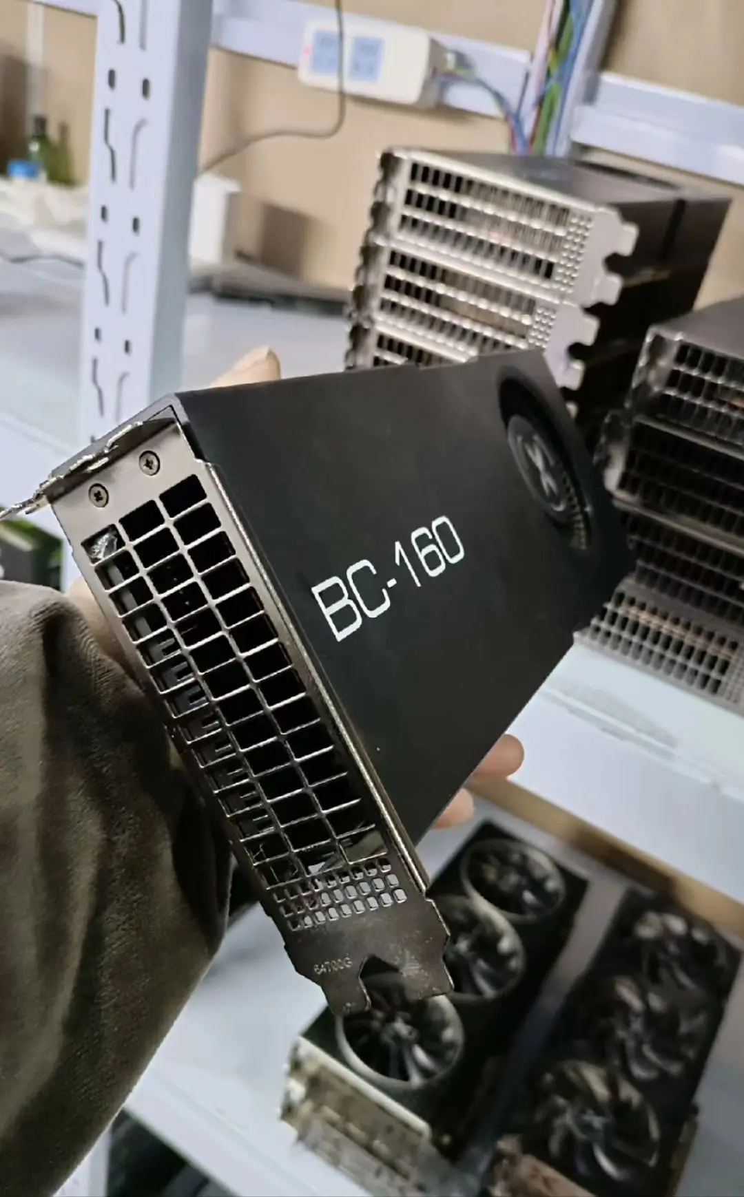 Amdグラフィックカードハッシュレート、Bc-160、8GB、72mh/s、135w 