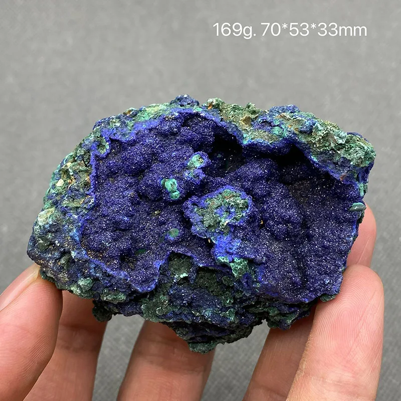 100% Natural beautiful Azurite and Malachite symbiotic mineral specimen crystal Stones and crystals Healing crystal