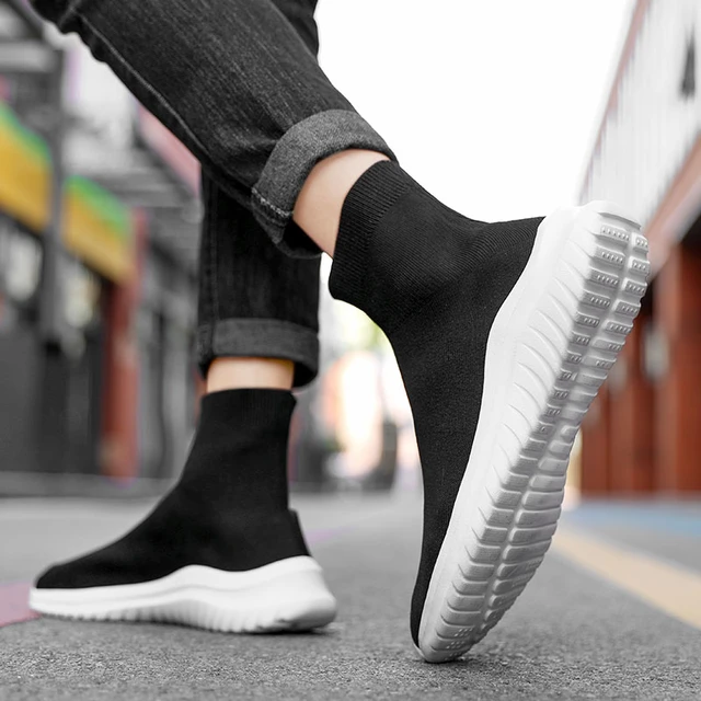 2021 Breathable Ankle Boot Women Socks Shoes Female Sneakers Casual Brand  Designer Platform Shoes Zapatillas Mujer Soft Sole - AliExpress