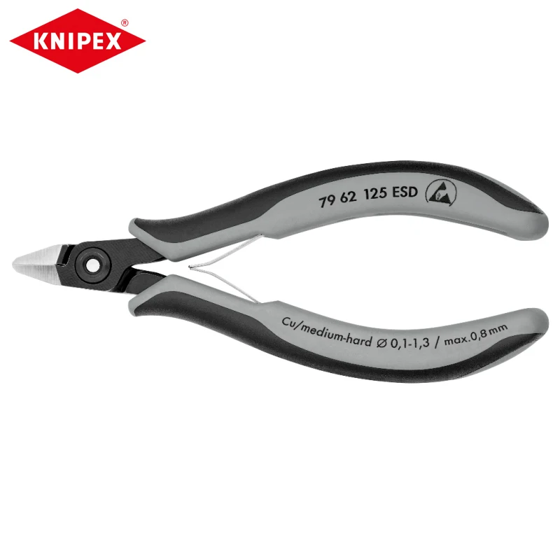 Knipex 79 62 125 Esd Taglierina Laterale Per Elettronica Di Precisione 125Mm