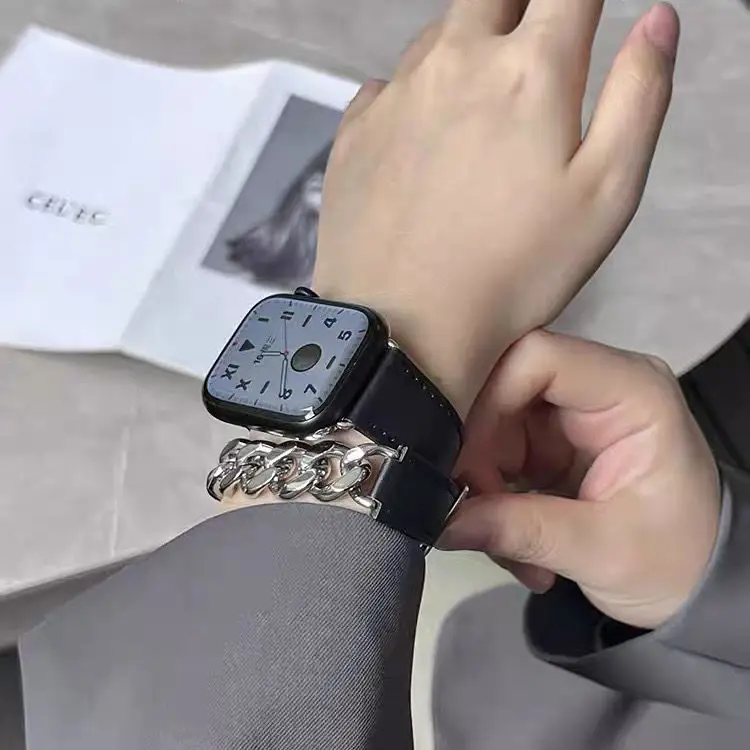 Bracelet en cuir pour femme, Apple Watch, Ultra, 49mm, 41mm, 45mm, 38mm,  40mm, 42mm, 44mm, Papillon, iWatch Series 8, 7, 6, SE, 5, 4, 3 - AliExpress