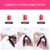 Nail Clippers for Acrylic Nails with Sizer and Catcher Adjustable Nail Tip Cutter with Length Measurement Dial. 4