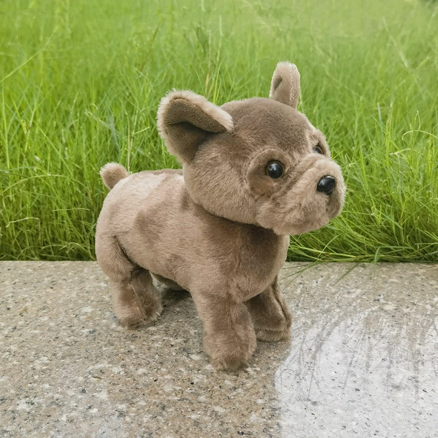 Realistic Bulldog High Fidelity Pug Cute Plushie Shar Pei Dog Plush Toys Lifelike Animals Simulation Stuffed Doll Kawai Toy Gift 5