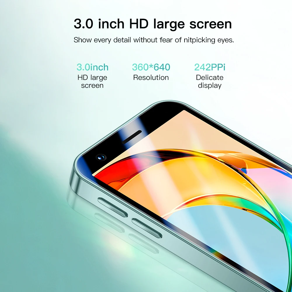SOYES P70 Pro Max Mini Android8.1 Smartphone 3.0 Inches 2000mAh Face ID Dual SIM Standby Play Store 3G Little Phone 3