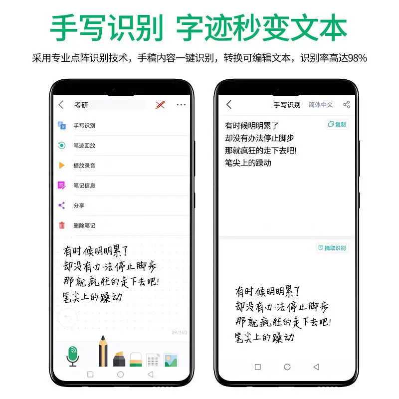 전자 노트북, 손 원장, 손으로 쓴 종이 화면, 회의 기록 동기 저장, 사무실 노트북, 충전