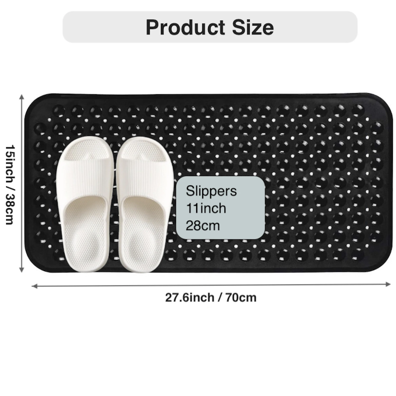 PVC Non-Slip Bath Mat 2