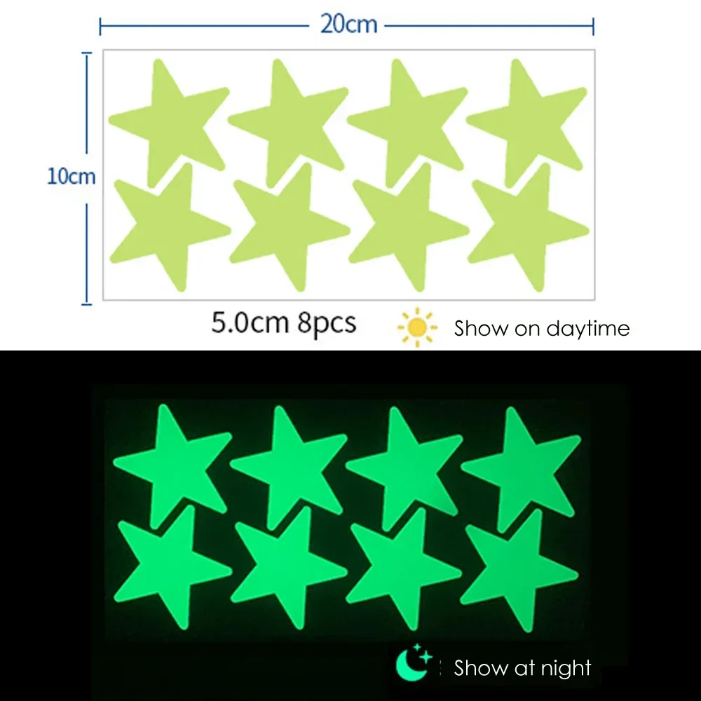 8pcs stars