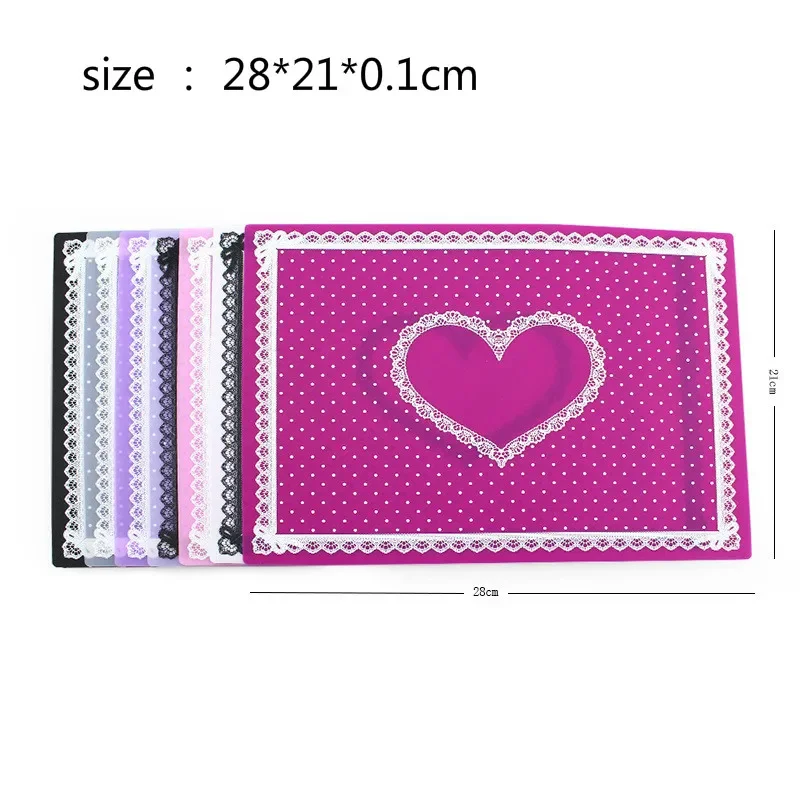 PVC Silicone Hand Pillow Mat Cushion Washable Foldable Nail Products Tools Lace Table Pad Nail Salon Specific Tech Supplies
