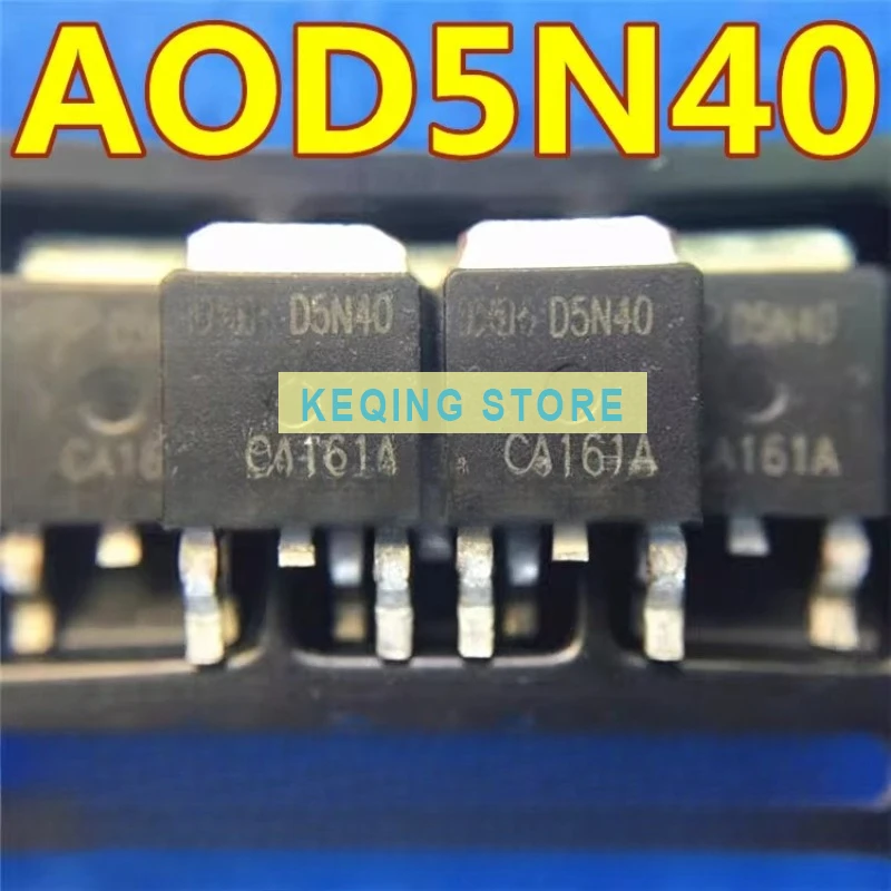10 個使用済み + 新品ではありません + 測定後発送 AOD5N40 D5N40 AOD3N40 D3N40 N チャネル電界効果 MOS ...