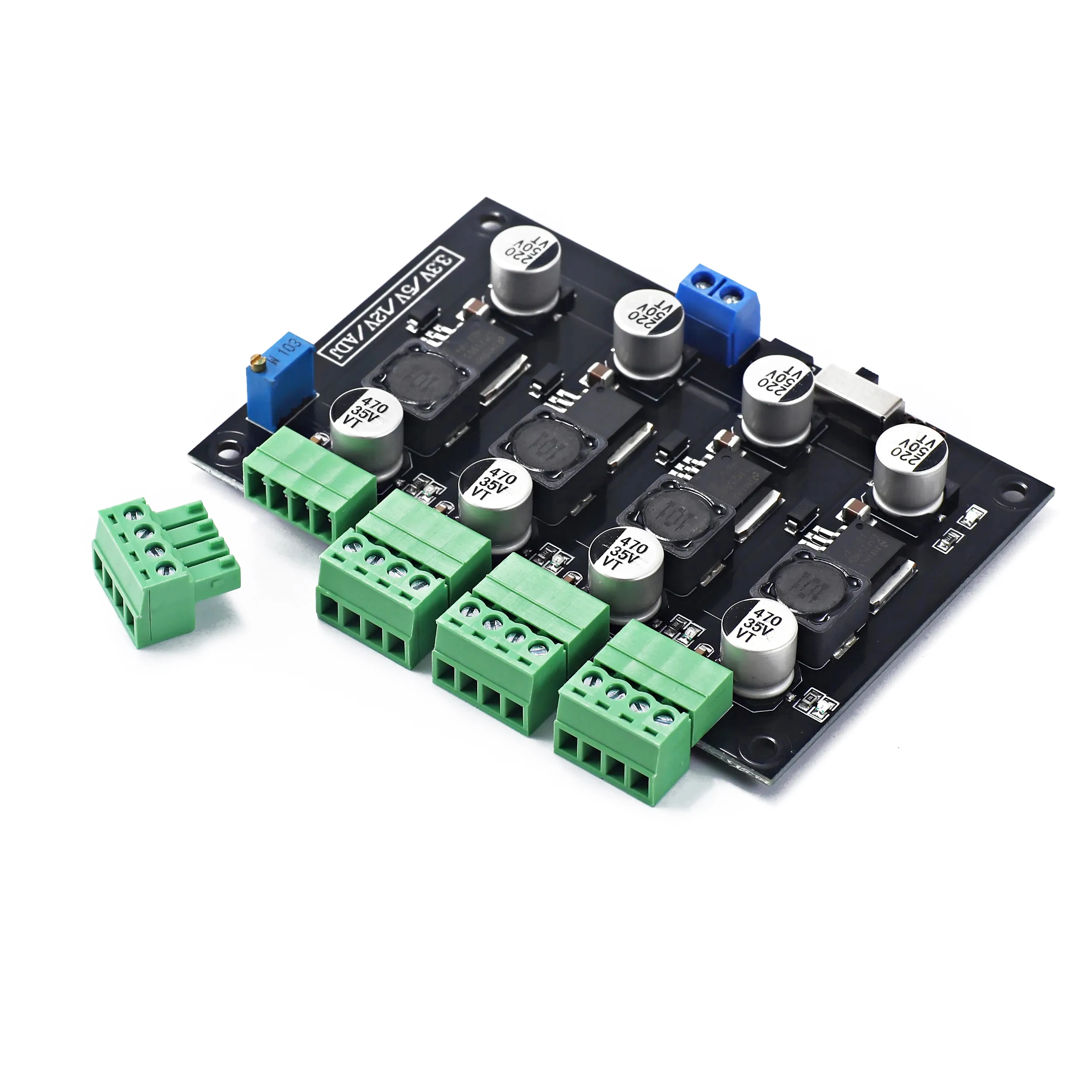 Lm2596 Alimentatore Switching Multicanale 3.3V/5V/12V/Adj Modulo Di Alimentazione In Uscita A Tensione Regolabile