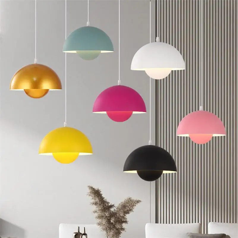 Danish Flowerpot Pendant Lamps Original Edition Zebra Stripes Hanglamp Loft Kitchen Restaurant Bar Living Bedroom Denmark Lights