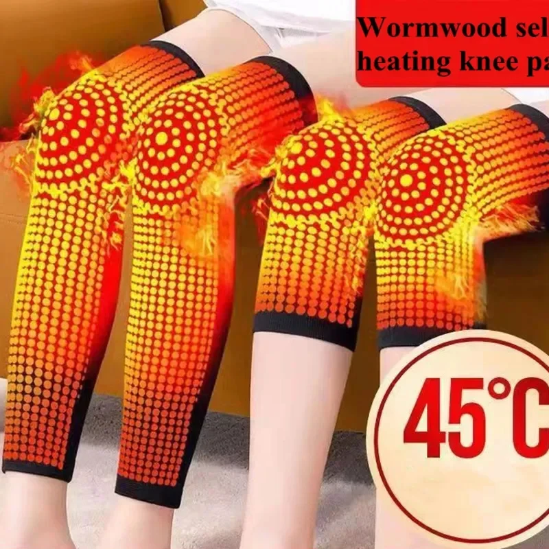 Knee Pad 1 Pair Self Heating Tourmaline Knee Brace for Arthritis