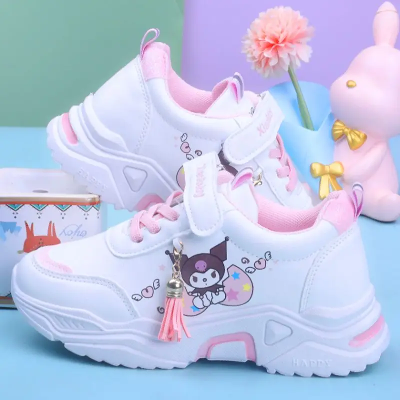 Cartoon Kuromi outdoor running shoes Children's sports shoes casual sneakers Comfortable tennis boys and girls