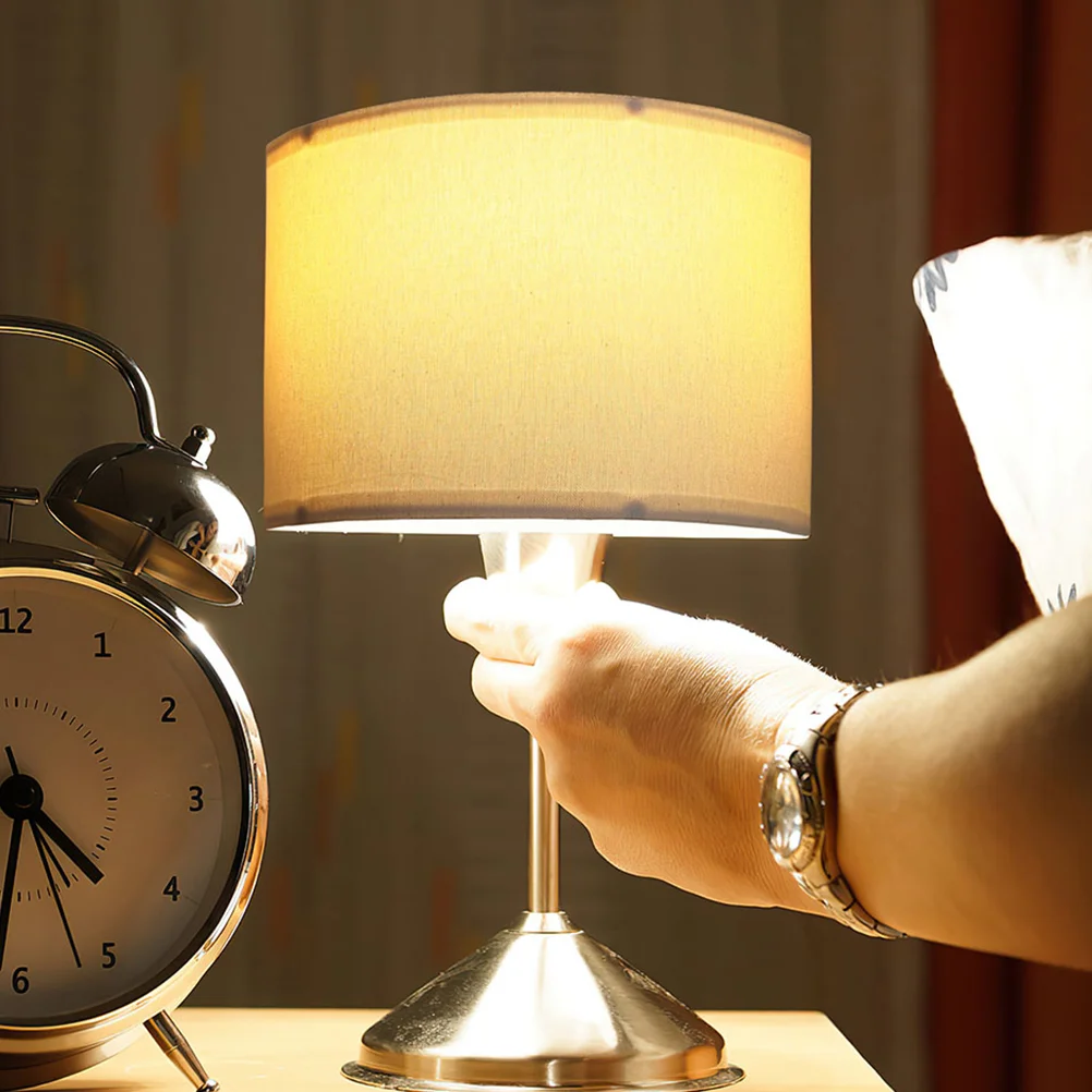 

2 Pcs Chandelier Linen Lampshade Light Bulbs Rectangle Shades Lampshades for Floor