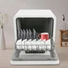 4.8L Portable Mini Dishwasher 110V Compact Countertop Dishwasher Deep Clean Efficient Operation Eco-friendly White 3
