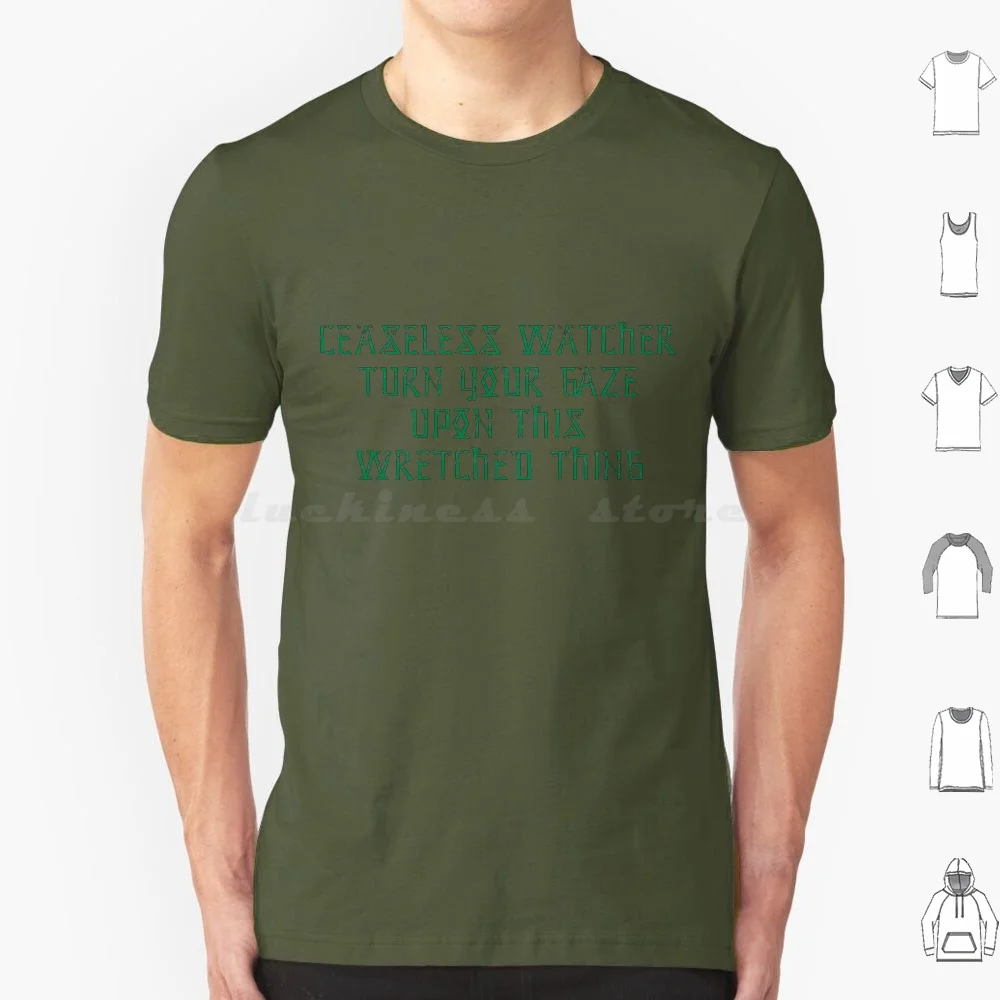 Ceaseless Watcher T Shirt 6Xl Cotton Cool Tee Tma Mag The Magnus Arches Magnus Archivi Jonathan Sims The Archivist Ceaseless