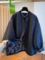 Women's Loose Casual Windbreaker Jaet Autumn New Sle Faionable Large Size All-Match plus Size Spring Summer Outerwear