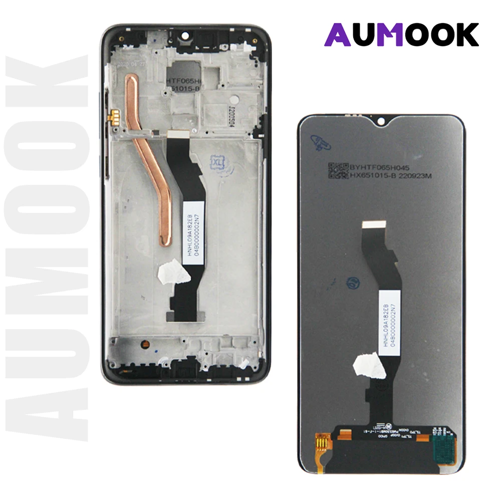 Redmi Note8Pro LCD 터치 스크린 Digiziter 어셈블리 용 8Pro IPS LCD 디스플레이 Redmi Note8Pro 블랙 블루 실버 LCD 디스플레이 용