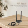 2.4G/5G Dual Frequency Extension Cable Antenna Wifi Router Wireless Network Card 8Db Sma Antenna Magnetic Suction 4