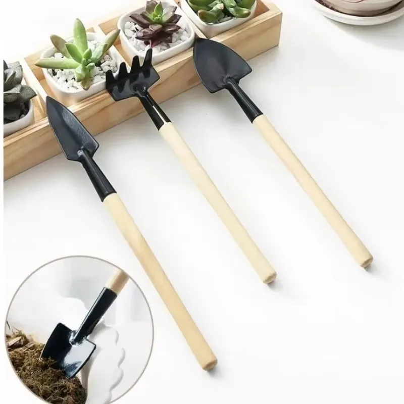 3 pieces / set of new gardening plant toys garden digging tools Mini spade raking potted flower children's gardening