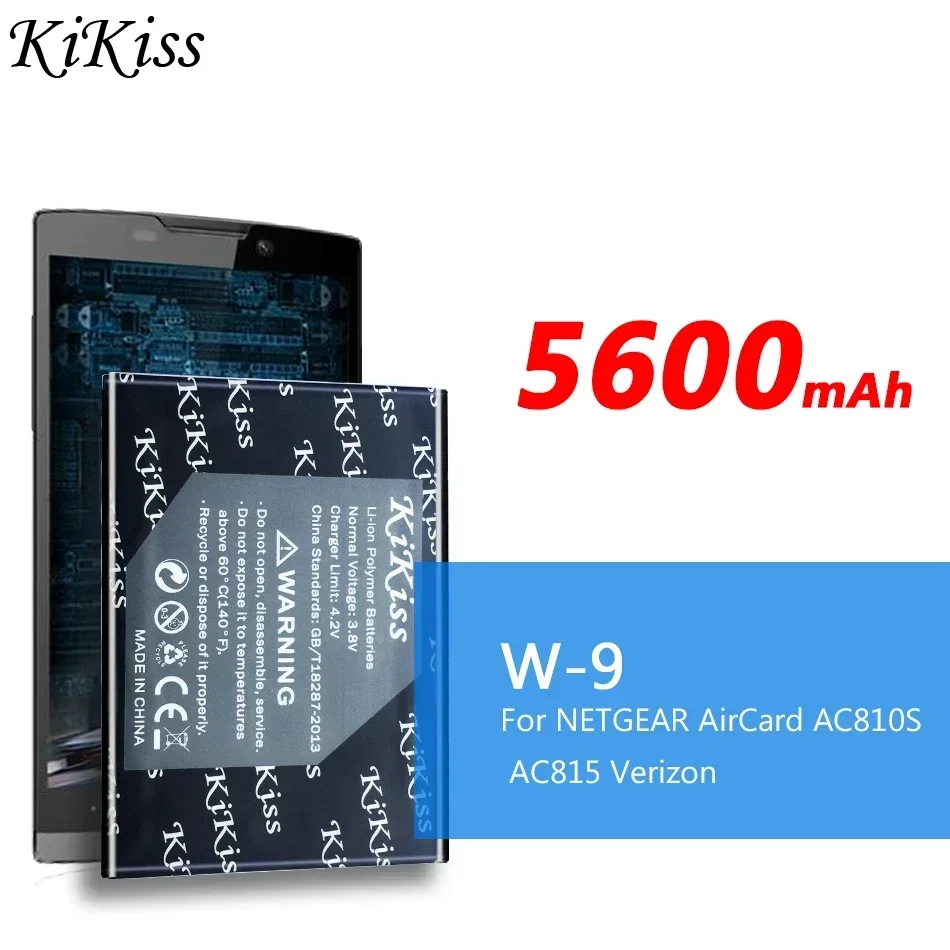 5600Mah W-9 Batterie Al Litio Ricaricabili W9 Per Netgear Sierra Aircard Ac810S Ac815 Ac791L Router Wireless