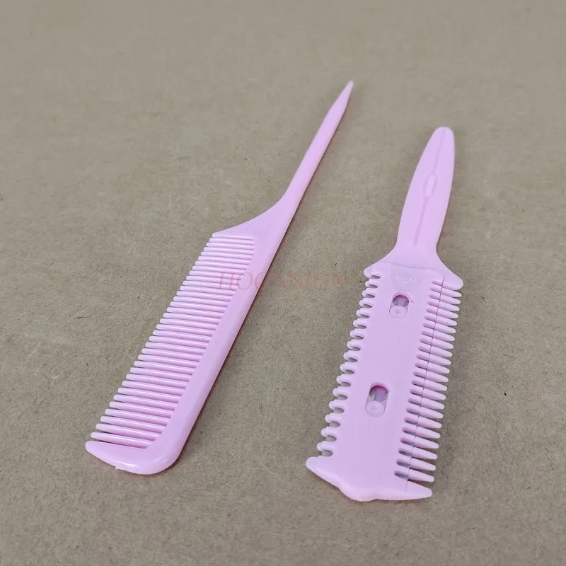 2pcs comb hairbrush Professional Hair Thinning Combs Razor Cutting Comb Tool Trimmer Hairdressing Profession Tools Hairbrush 2pcs good vacuum cleaner microfleece type p filter dust bag for bosch hoover hygienic professional bsg80000 468264 461707