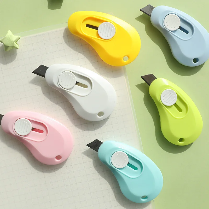 Candy-colored Portable Mini Handmade Knife DIY Stainless Steel Paper Cutter